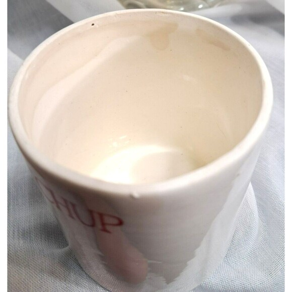 Vintage 60's Kitchen King Condiment Set Jam Jelly Ketchup Mustard FLAW - Picture 9 of 12